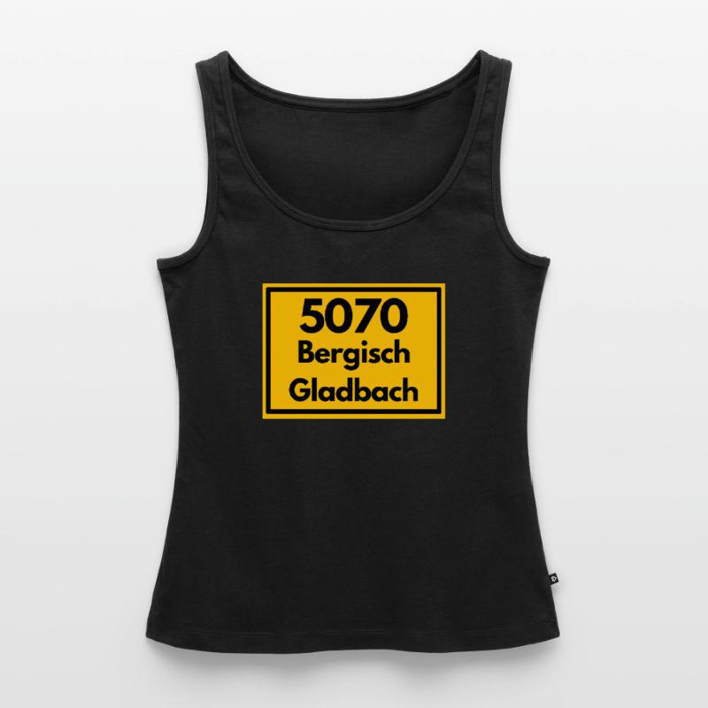 OLD POSTCODE POSTCODE RETRO 5070 BERGISCHGLADBACH Women’s Premium Organic Tank top