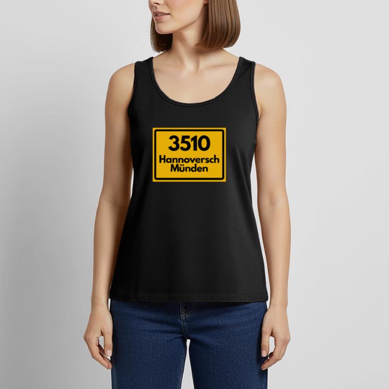OLD POSTCODE ZIP CODE 3510 HANNOVERSCH MÜNDEN HANN Women’s Premium Organic Tank top