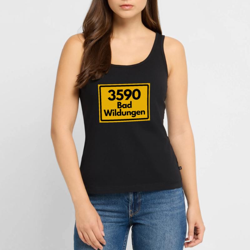 OLD POSTCODE POSTCODE RETRO 3590 BAD WILDUNGEN Women’s Premium Organic Tank top