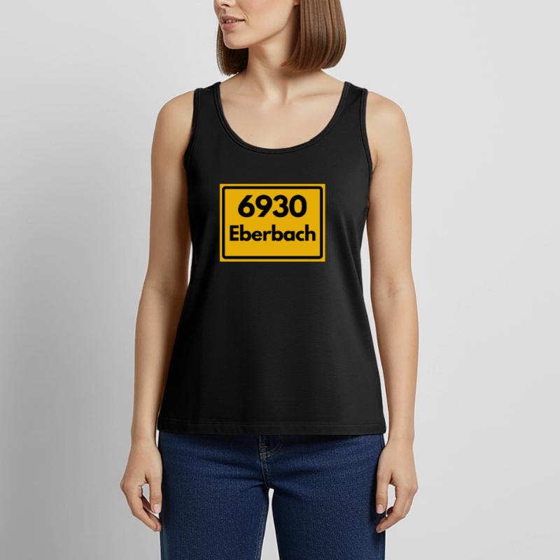 OLD POSTCODE POSTCODE RETRO 6930 EBERBACH HEIMAT Women’s Premium Organic Tank top