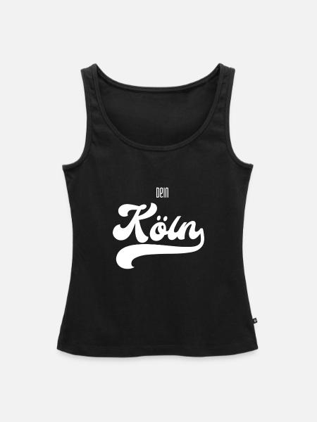 Dein Köln  - Frauen Premium Organic Tank Top - Schwarz
