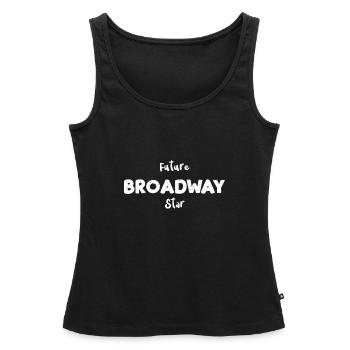 Future Broadway Star - Musique - Débardeur bio Premium Femme - noir - Devant - AI Model Female 172 light (172cm)