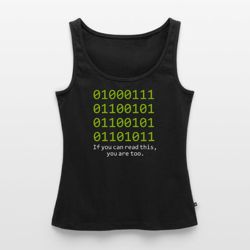 Debugging Programmierer Informatik Computer Nerd Frauen Premium Organic Tank Top
