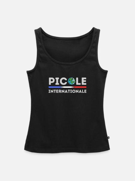 Internationale Picole - Frauen Premium Organic Tank Top - Schwarz
