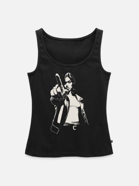 Don't do that! - Frauen Premium Organic Tank Top - Schwarz