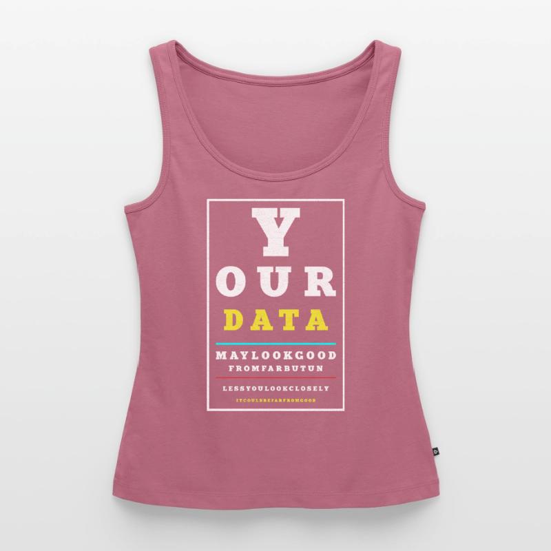 Data Analytics Data Engineering Funny Data Frauen Premium Organic Tank Top