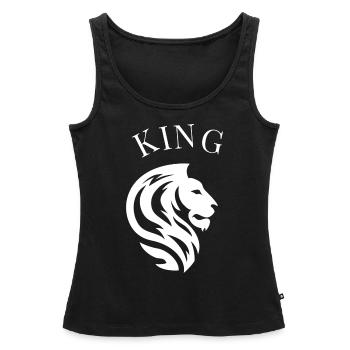 Le Roi Lion le Roi Lion - Débardeur bio Premium Femme - noir - Devant - AI Model Female 172 light (172cm)