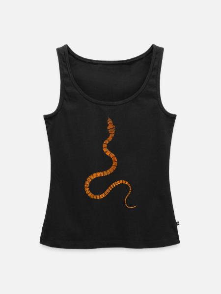 serpent - Débardeur bio Premium Femme - noir