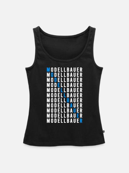 Modellbauer - Frauen Premium Organic Tank Top - Schwarz