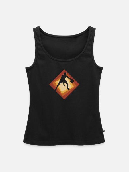 Rebounding Hooping - Frauen Premium Organic Tank Top - Schwarz