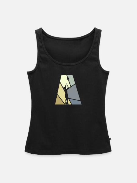 Beachvolleyball Volleyball Beachball - Frauen Premium Organic Tank Top - Schwarz