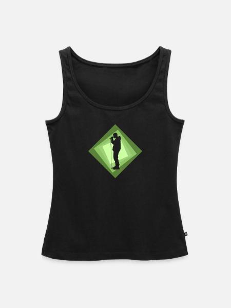 Beatbox Djing Beatbox - Frauen Premium Organic Tank Top - Schwarz