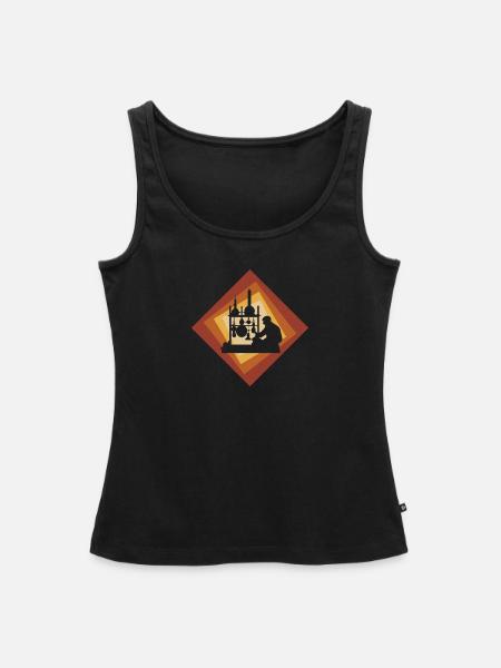 Biochemie Molekül Molekül - Frauen Premium Organic Tank Top - Schwarz