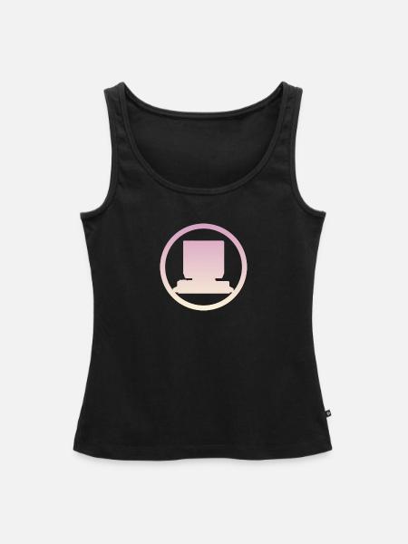 Computerarbeit Computer Computer - Frauen Premium Organic Tank Top - Schwarz