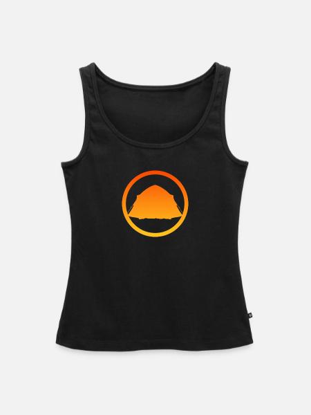Camper Zelten Camper - Frauen Premium Organic Tank Top - Schwarz