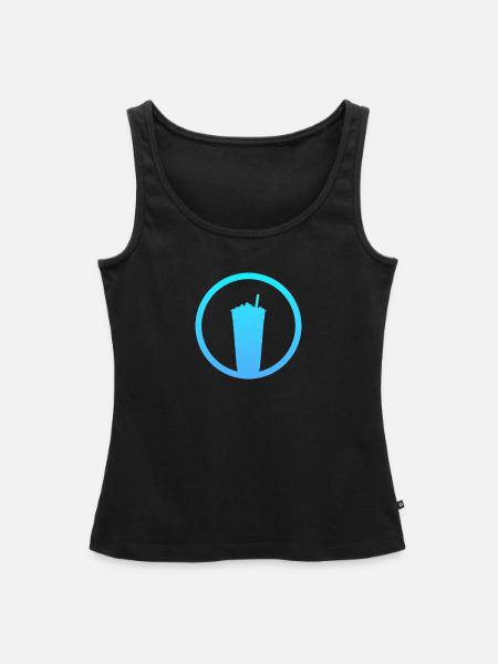 Bubble Bubble Tea Bubbletee - Frauen Premium Organic Tank Top - Schwarz