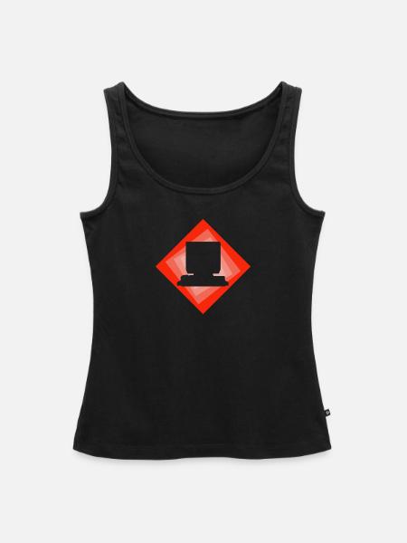 Computer PC Tech - Frauen Premium Organic Tank Top - Schwarz
