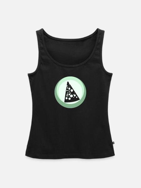 Käse Feinschmecker Parmesan - Frauen Premium Organic Tank Top - Schwarz