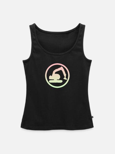 Baggerfahrer Baggerfahrer Baggerfahrerin - Frauen Premium Organic Tank Top - Schwarz