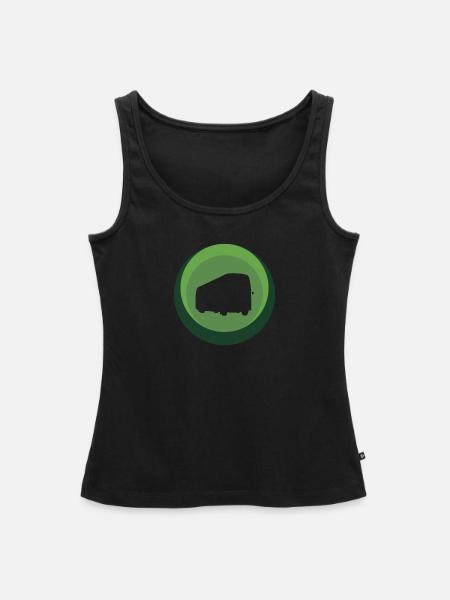 Bus Bus Busfahrer - Frauen Premium Organic Tank Top - Schwarz