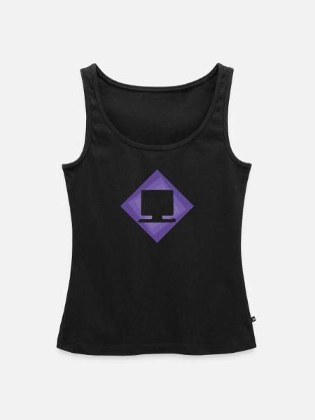 Computer Computerarbeit Online - Frauen Premium Organic Tank Top - Schwarz