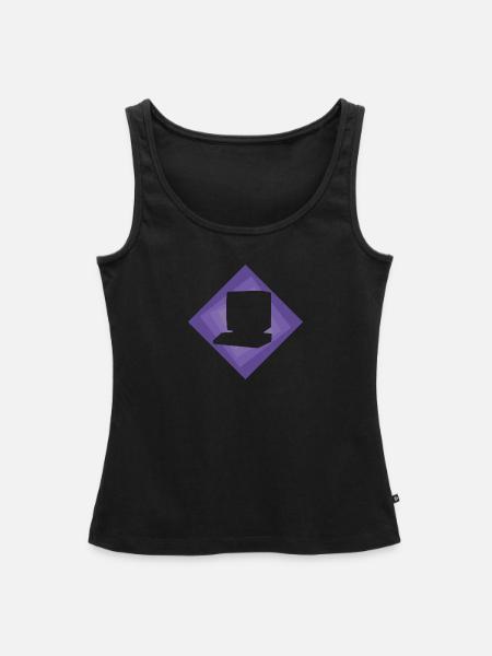 Computer Internet Computer - Frauen Premium Organic Tank Top - Schwarz