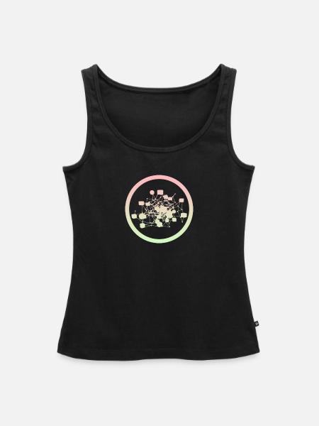 Kryptowährung Cryptocurrency Blockchain - Frauen Premium Organic Tank Top - Schwarz