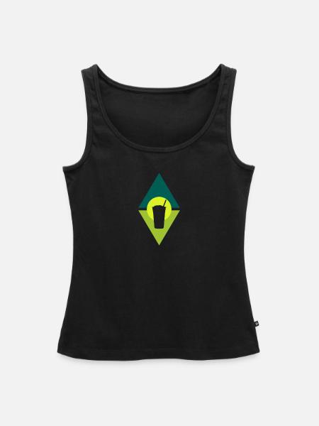 Boba Bubble Bubble Tea - Frauen Premium Organic Tank Top - Schwarz