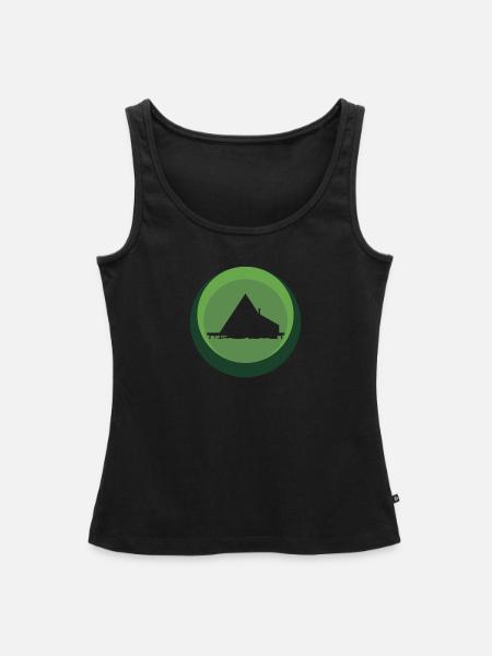 Modern Camping Modern - Frauen Premium Organic Tank Top - Schwarz