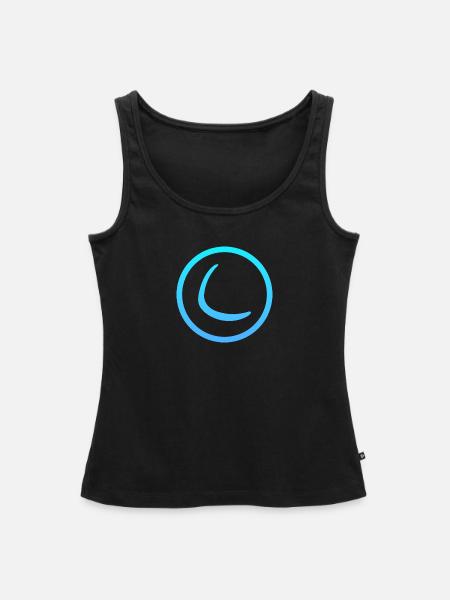 Wurfstock Boomerang Wurf - Frauen Premium Organic Tank Top - Schwarz