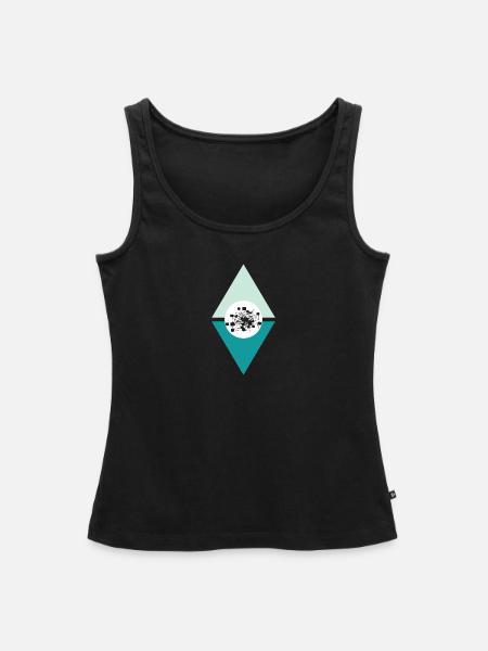 Crypto Blockchain Cryptocurrency - Frauen Premium Organic Tank Top - Schwarz