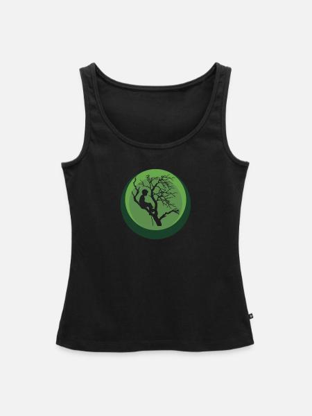 Klettern Aufstieg - Frauen Premium Organic Tank Top - Schwarz