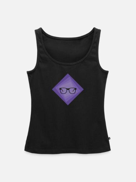 Leseratte Writing Lesen - Frauen Premium Organic Tank Top - Schwarz
