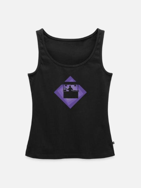 Imbisswagen Mahlzeit lecker - Frauen Premium Organic Tank Top - Schwarz