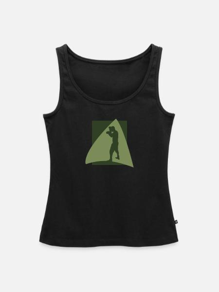 Boxkampf Boxer - Frauen Premium Organic Tank Top - Schwarz