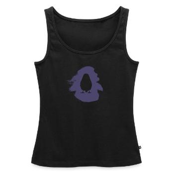 Vögel beobachten Vogel Vogel Abbildung - Frauen Premium Organic Tank Top - Schwarz - Vorne - AI Model Female 172 light (172cm)