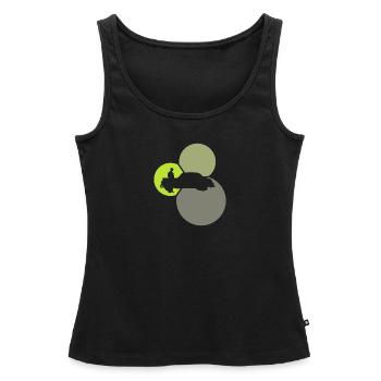 Workshop Mechanic Mechanic - Women’s Premium Organic Tank top - black - Front - AI Model Female 172 light (172cm)