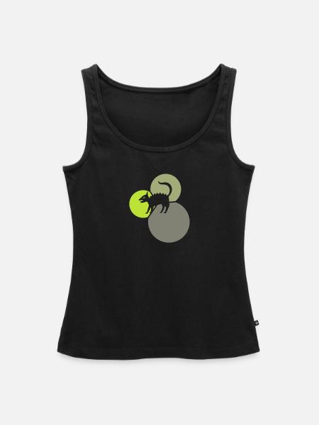 Fabeltier Einhorn Kryptozoologie - Frauen Premium Organic Tank Top - Schwarz