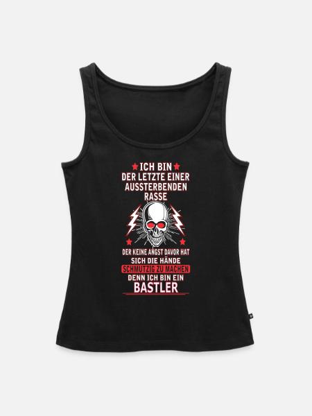 BASTLER - Frauen Premium Organic Tank Top - Schwarz