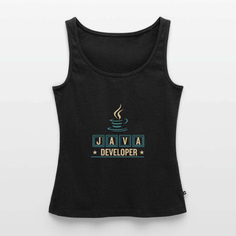 Java Developer Coffee Kaffee Frauen Premium Organic Tank Top