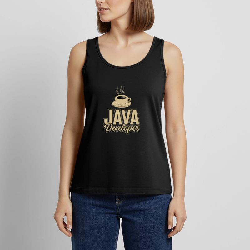 Java Developer Coffee Kaffee Women’s Premium Organic Tank top
