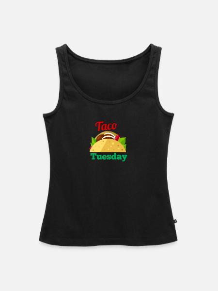 Taco tuesday - Women’s Premium Organic Tank top - black