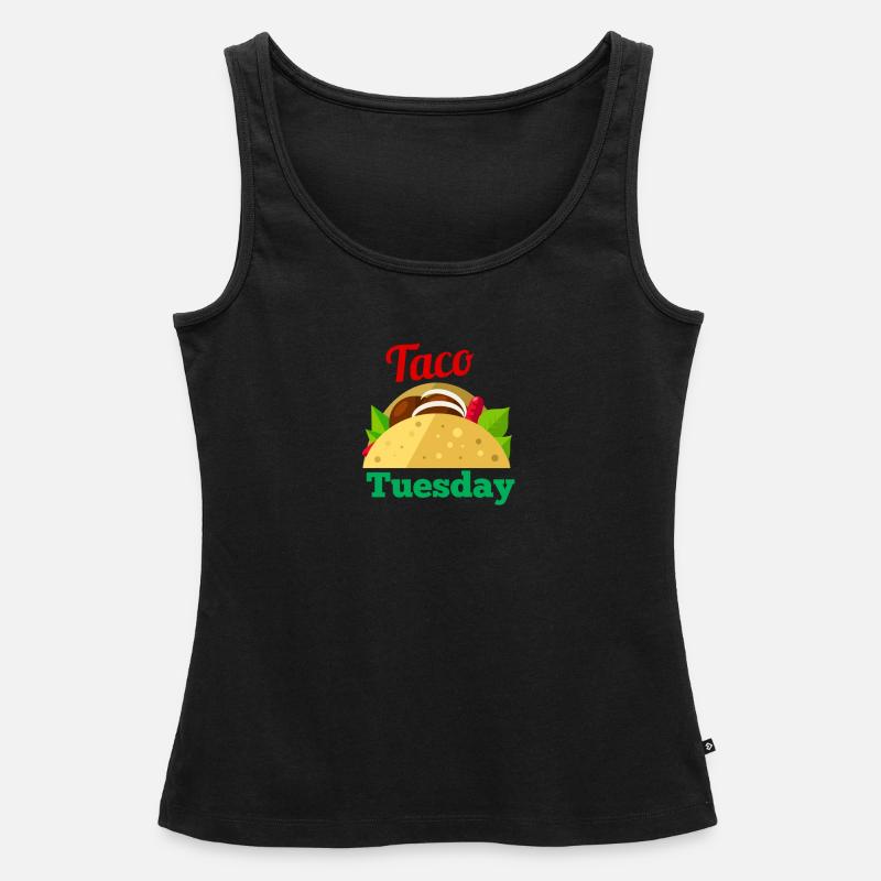 Taco Tuesday - Débardeur bio Premium Femme - noir