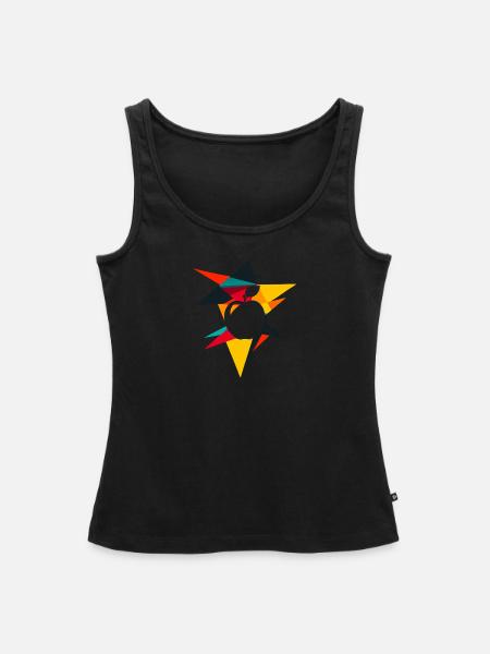 Obst Saftig - Frauen Premium Organic Tank Top - Schwarz