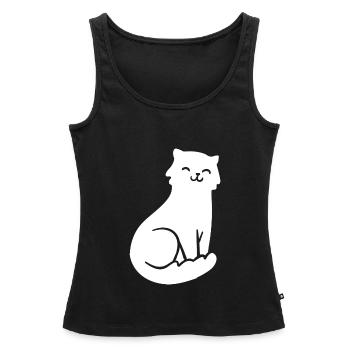 Katze Katzen - Frauen Premium Organic Tank Top - Schwarz - Vorne - AI Model Female 172 light (172cm)