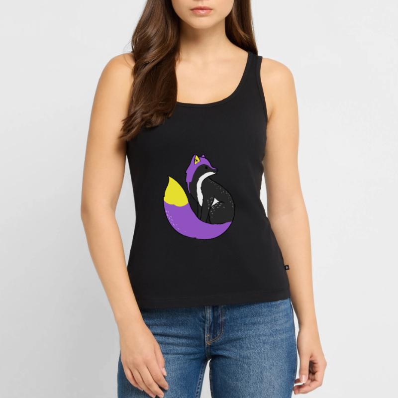 Nonbinary Fox Nonbinary Pride Women’s Premium Organic Tank top
