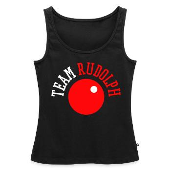 Rudolf Rendier - Frauen Premium Organic Tank Top - Schwarz - Vorne - AI Model Female 172 light (172cm)