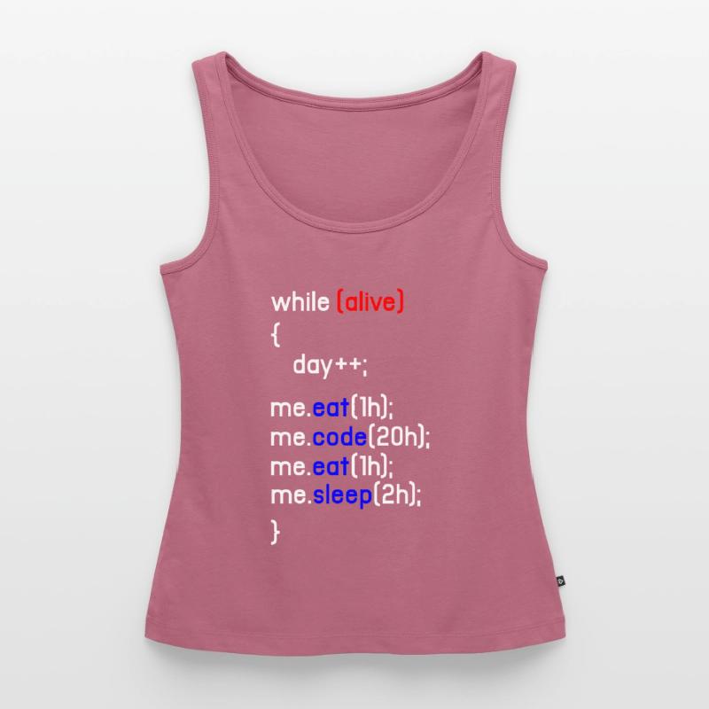 Html Codage Codeur Programmeur Programmation PC Cadeau Débardeur bio Premium Femme