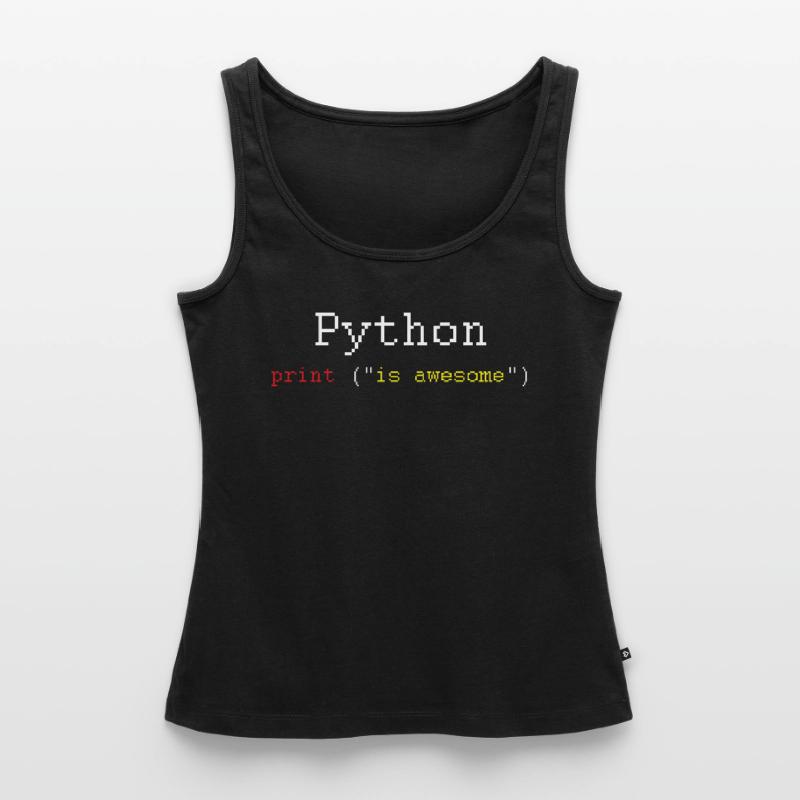 Cadeau de programmeur de codage de codeur de langage HTML Python Débardeur bio Premium Femme