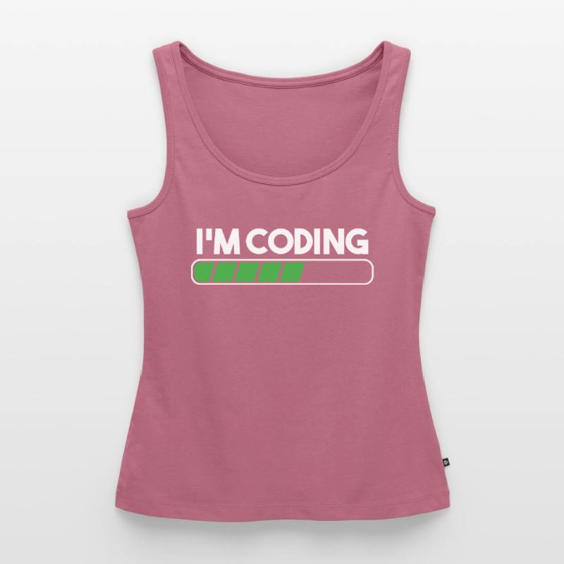 Coding Coder Programming Programmer Entwickler Geschenk Frauen Premium Organic Tank Top